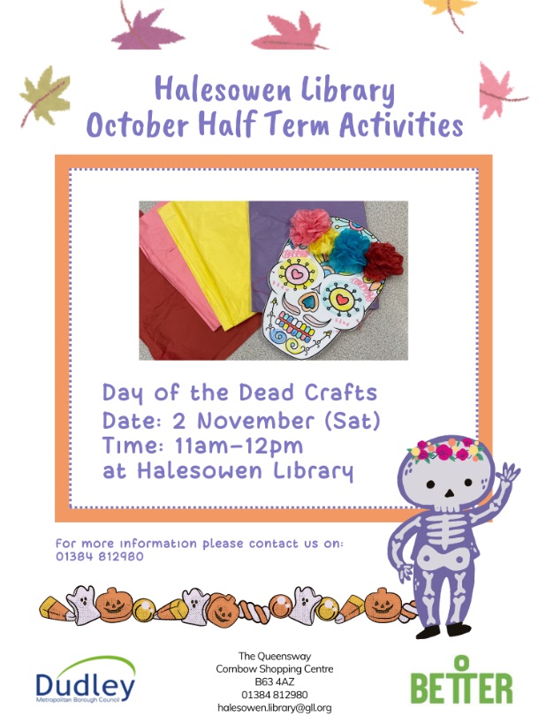 Halesowen Library - Day of The Dead Crafts